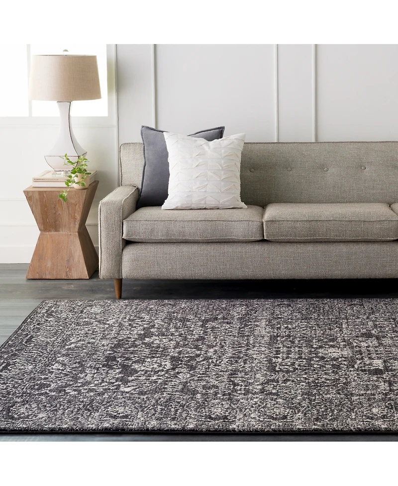 Livabliss Harput Hap-1028 Black 2'7" x 7'3" Area Rug