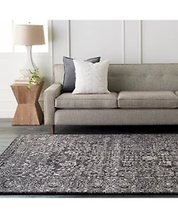 Livabliss Harput Hap-1028 Black 2'7" x 7'3" Area Rug