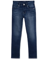 Calvin Klein Big Boys Slim-Fit Denim five-pocket Jeans