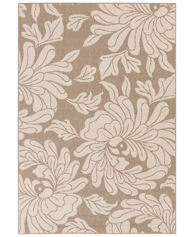 Closeout! Livabliss Alfresco Alf-9616 Camel 8'9" x 12'9" Area Rug, Indoor/Outdoor