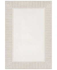 Livabliss Alfresco Alf-9681 Taupe 5'3" x 7'6" Area Rug, Indoor/Outdoor