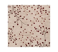 Livabliss Athena Ath-5053 Burgundy 4' Square Area Rug