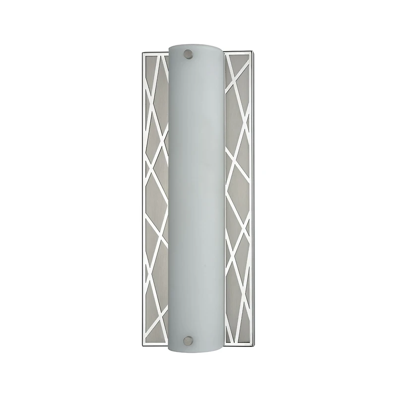Captiva Vanity Polished Stainless/Matte Nickel