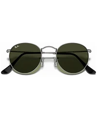 Ray-Ban Unisex Round Metal Sunglasses, RB3447
