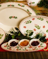 Euro Ceramica Natal Appetizer Tray