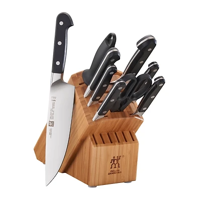 Zwilling Pro 10pc Block Set with Bamboo Block