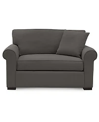 Closeout! Astra 59" Roll Arm Fabric Chair Bed, Created for Macy's
