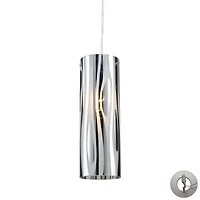 Chromia 1 Light Pendant in Polished Chrome