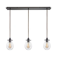 Jaelyn 3 Light Pendant in Oil Rubbed Bronze
