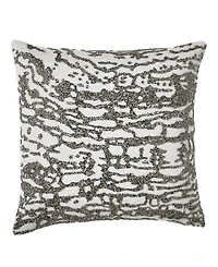 Donna Karan Home Luna Beaded Decorative Pillow, 16" x 16"