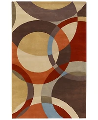 Livabliss Forum Fm-7108 Tan 5' x 8' Area Rug