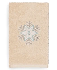 Linum Home Christmas Crystal 100% Turkish Cotton Hand Towel