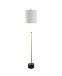 Jonathan Y Crosby Adjustable Height Metal Led Floor Lamp
