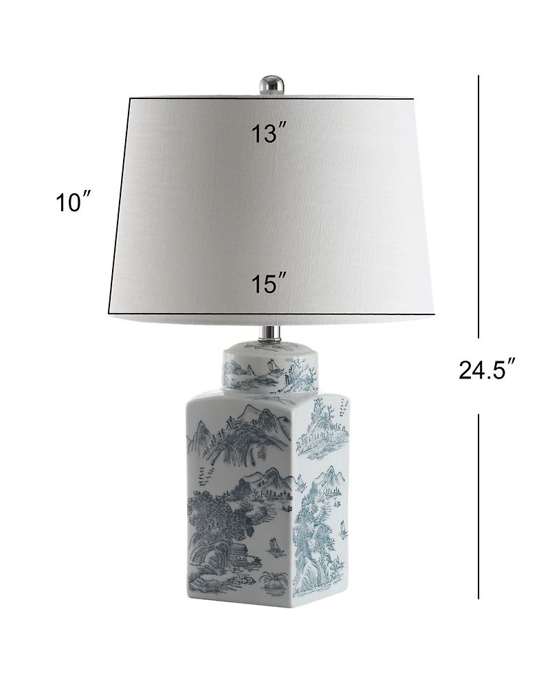 Jonathan Y Audrey Chinoiserie Led Table Lamp