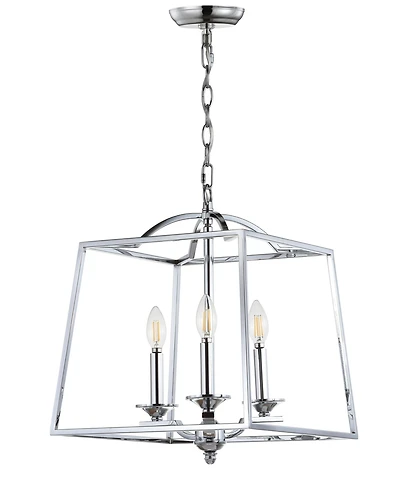Jonathan Y Gloria 3-Light Metal Led Pendant