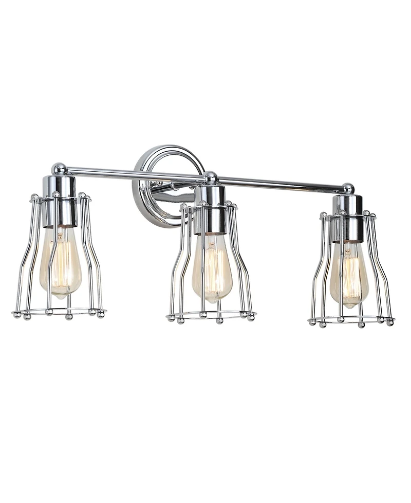 Jonathan Y Evelyn 3-Light Metal Vanity Light