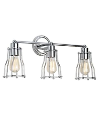 Jonathan Y Evelyn 3-Light Metal Vanity Light