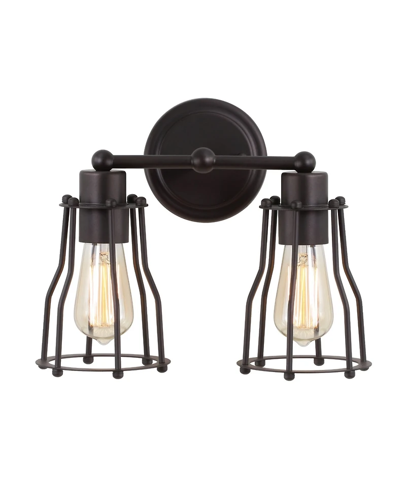 Jonathan Y Evelyn -Light Metal Vanity Light