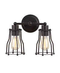 Jonathan Y Evelyn -Light Metal Vanity Light