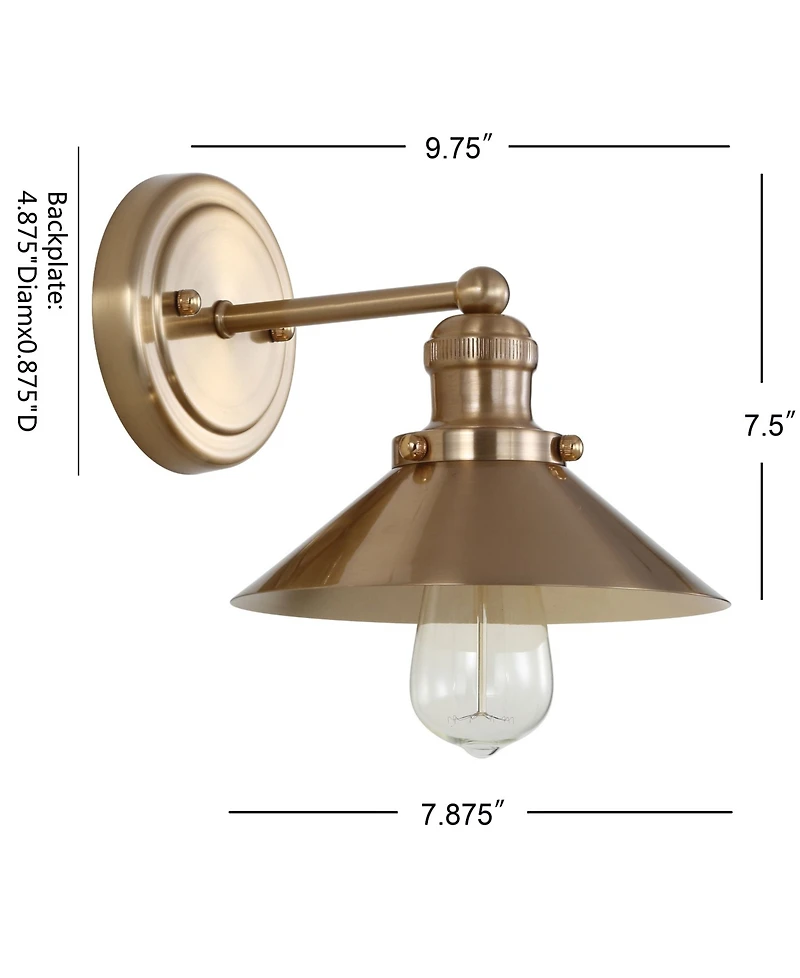 Jonathan Y June Metal Shade Sconce