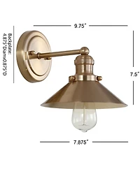Jonathan Y June Metal Shade Sconce