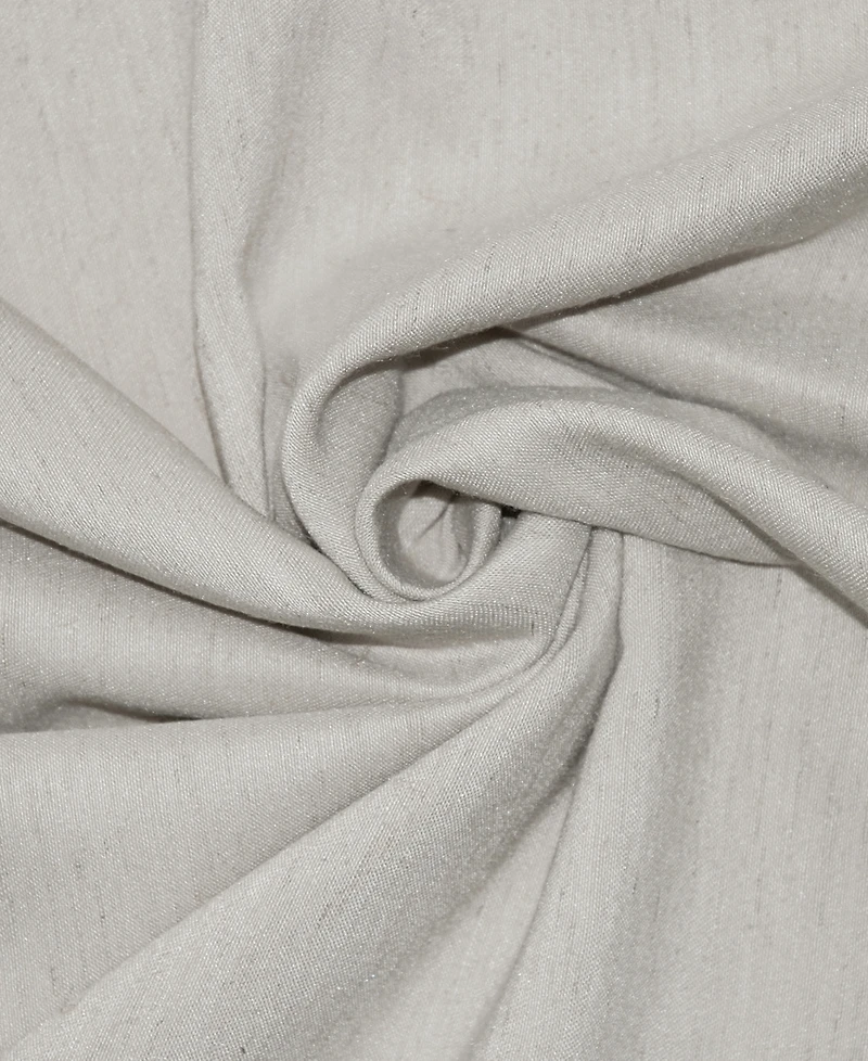 Linen Blend Blackout Grommet Top Curtain