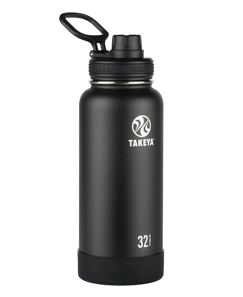 Takeya Actives 32oz Insulated Stainless Steel Water Bottle with Insulated Spout Lid