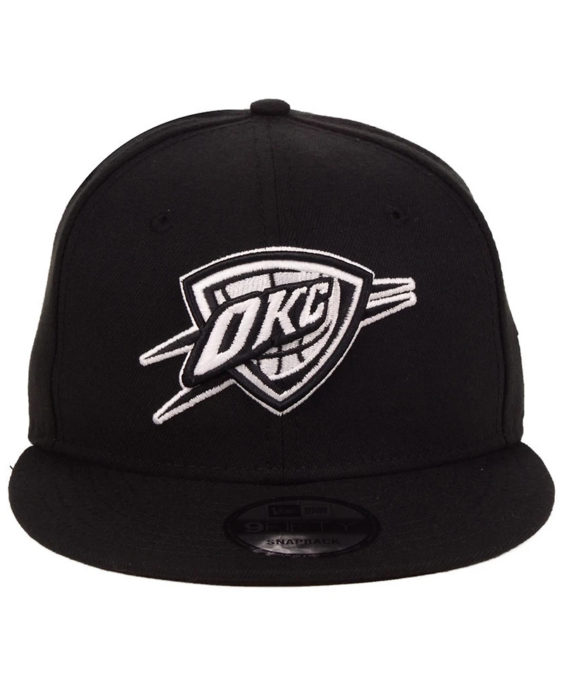New Era Oklahoma City Thunder Black White 9FIFTY Snapback Cap