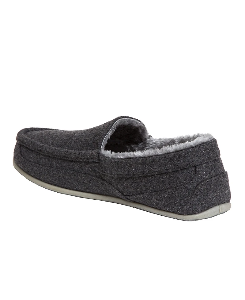 Deer Stags Men's Spun Felt Cozy Slipper