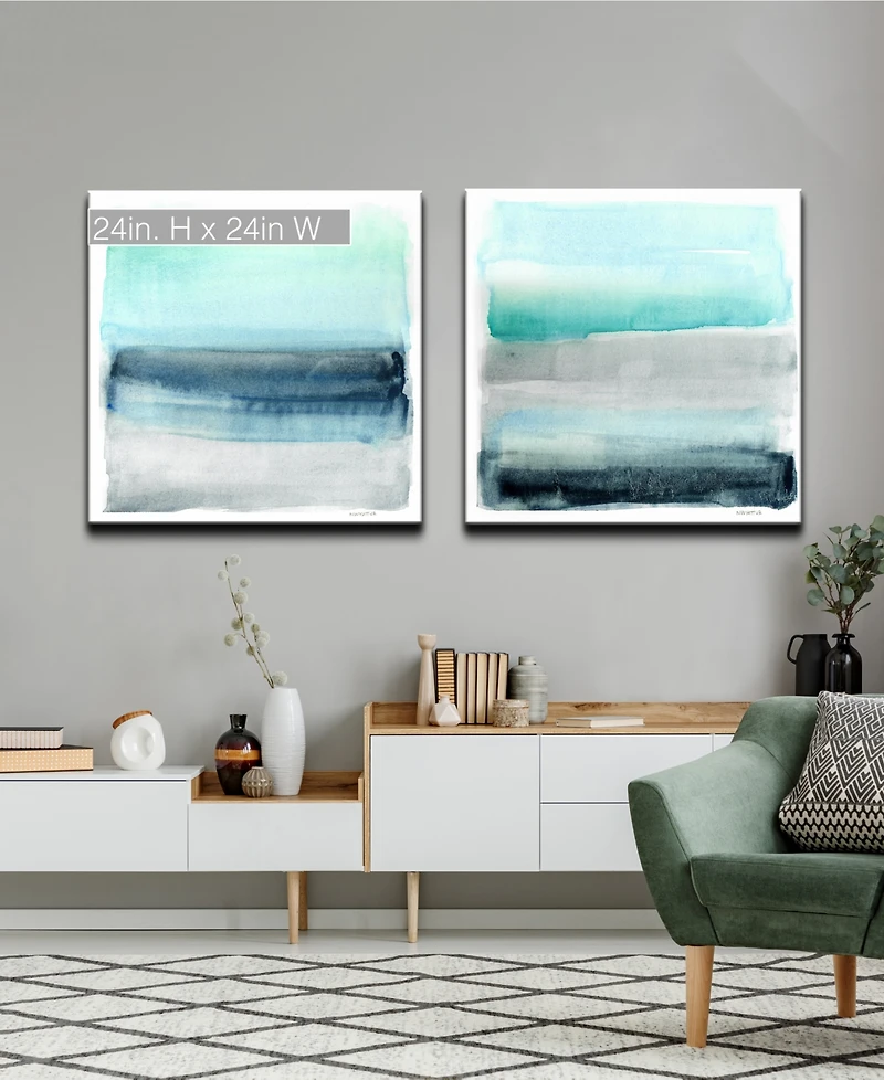 Ready2HangArt 'Parallel Energy' Abstract Canvas Wall Art Set