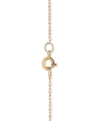Diamond Cluster 18" Pendant Necklace (1/10 ct. t.w.) in 10k Gold