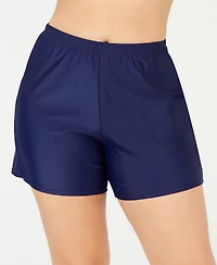 Island Escape Plus Size Swim Shorts, Created for Macy's