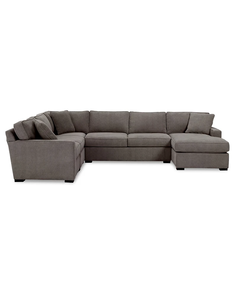 Radley -Pc. Fabric Chaise Sectional Sofa with Corner Piece