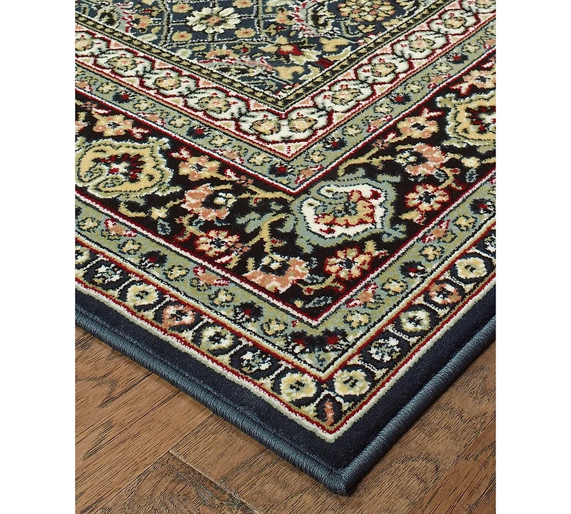 Closeout! Oriental Weavers Kashan 180L Navy/Multi 3'10" x 5'5" Area Rug