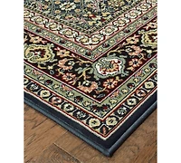 Closeout! Oriental Weavers Kashan 180L Navy/Multi 3'10" x 5'5" Area Rug