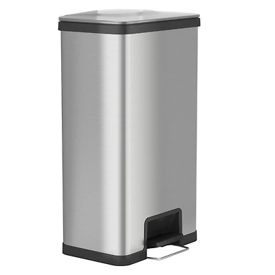 iTouchless 18 Gallon / 68 Liter AirStep Stainless Steel Kitchen Trash Can with Odor Filter