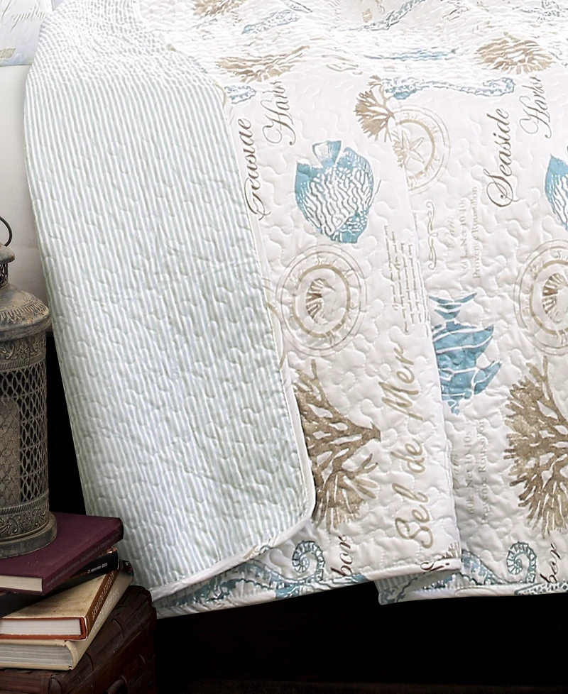 Lush Decor Harbor Life 7-Pc Set Quilt Set, King