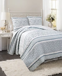 Lush Decor Nisha 3-Pc Set Quilt Set, King