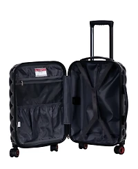 Rockland Quilt 3-Pc. Hardside Luggage Set