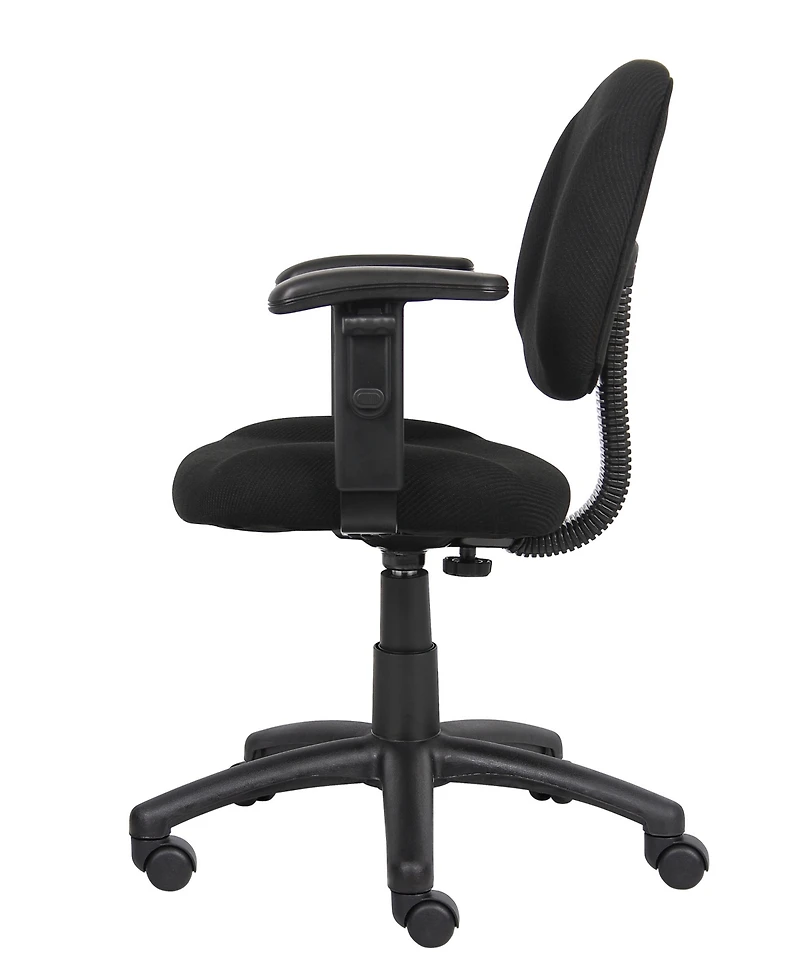 Boss Office Products Deluxe Posture Chair W/ Adjustable Arms