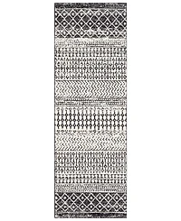 Livabliss Elaziz Elz-2307 Black 2'7" x 7'6" Runner Area Rug