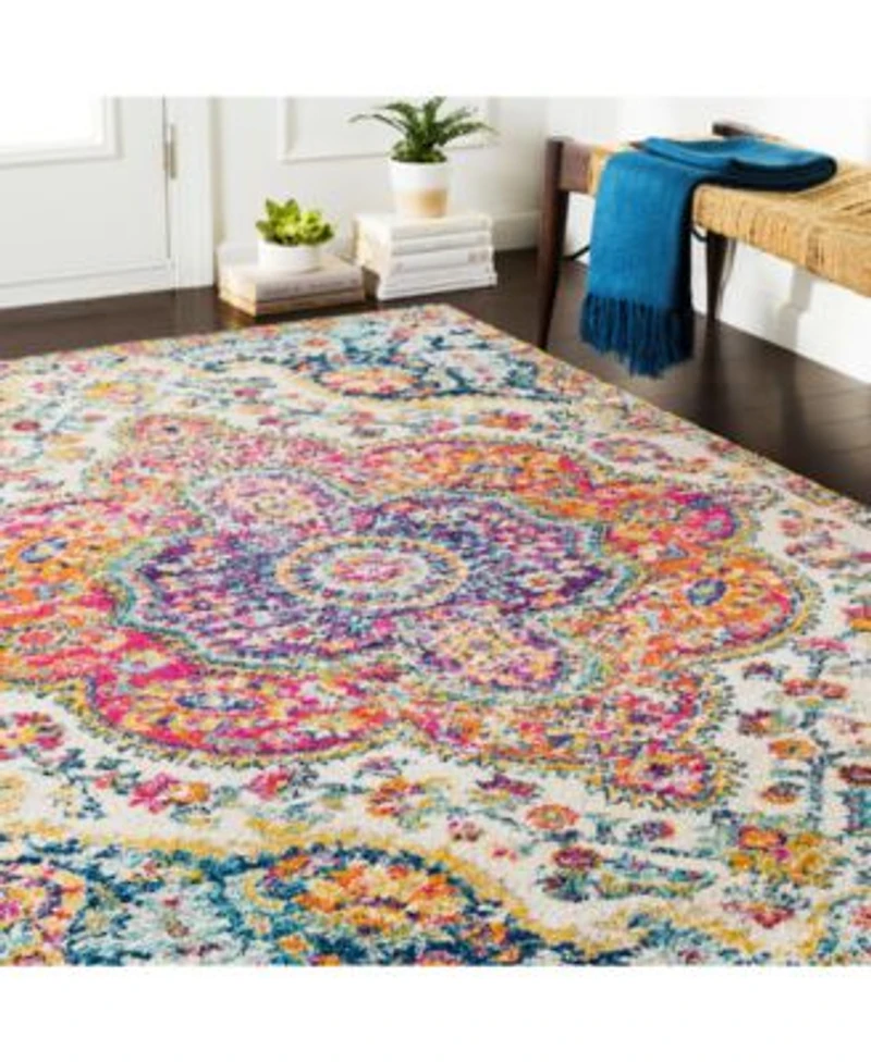 Livabliss Elaziz Elz 2335 Bright Pink Area Rug Collection
