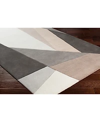 Livabliss Forum Fm-7225 Charcoal 5' x 8' Area Rug
