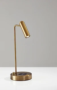 Adesso Kaye Wireless Charging Led Desk Lamp