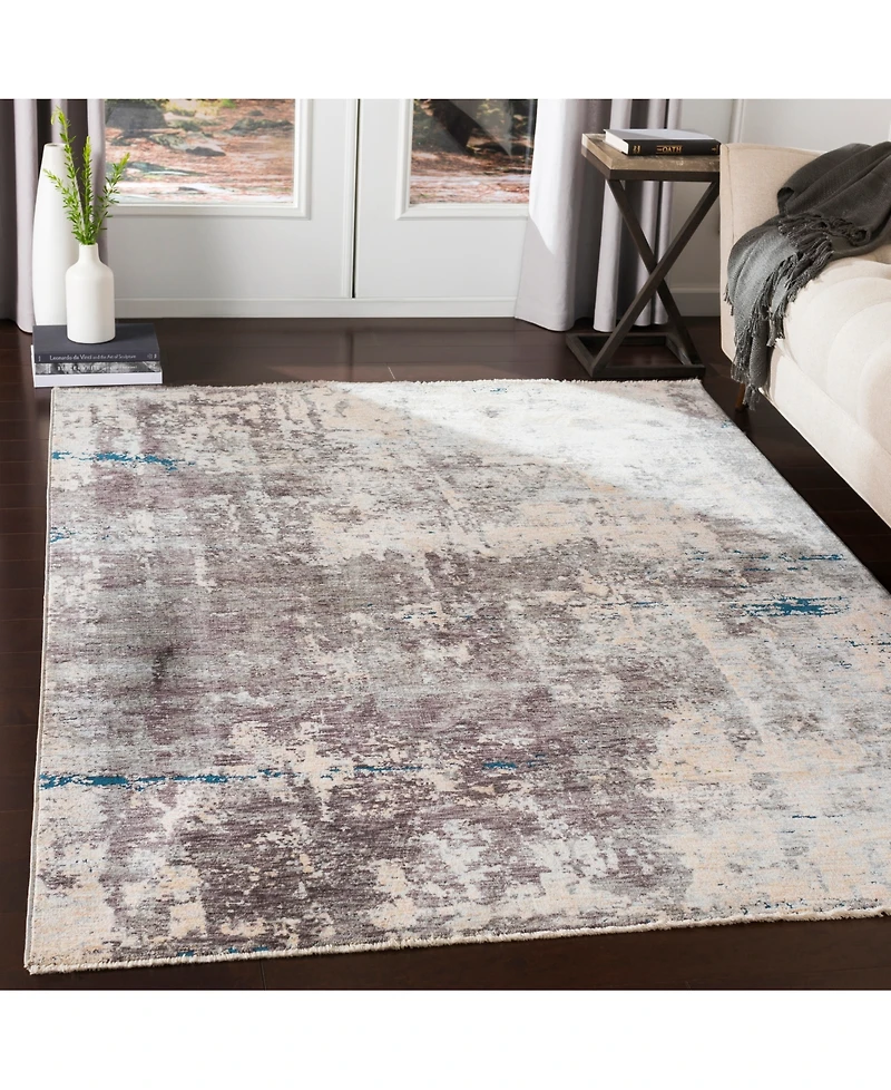 Closeout! Livabliss Presidential Pdt-2301 Medium Gray 3'3" x 8' Runner Area Rug