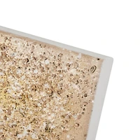 Madison Park Golden Glimmer Hand Brush Embellished Canvas, Set of 2
