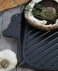 Chasseur French Cow Shaped Cast Iron 15" Griddle