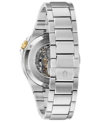 Bulova Men's Automatic Maquina Stainless Steel Bracelet Watch 46mm