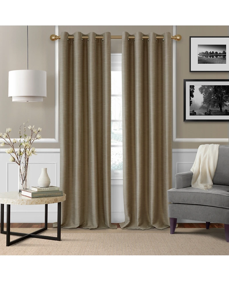 Cordelia Adjustable 86"-120" Curtain Rod with Ball Finials