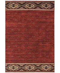 Oriental Weavers Woodlands 9652c Red Gold Rug